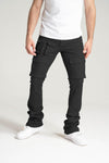 SPARK STRETCH TWILL CARGO STACK PANTS W/ RIP & REPAIR