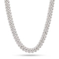 KING ICE 12MM ICED DIAMOND CUT MIAMI CUBAN CHAIN